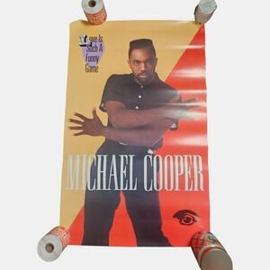 Michael Cooper Love Is Such a Funny Game 22x35 VTG 1987 Promo Poster Warner Bros